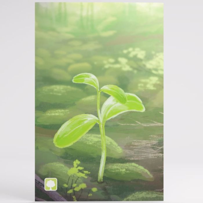Forest Shuffle Art Sleeves - dettaglio bustina protettiva Gamegenic