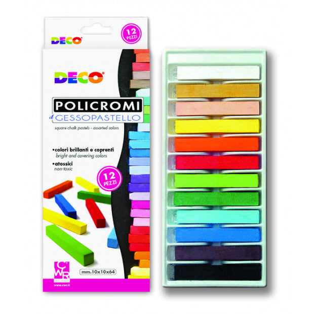 Gessi policromi, colori assortiti