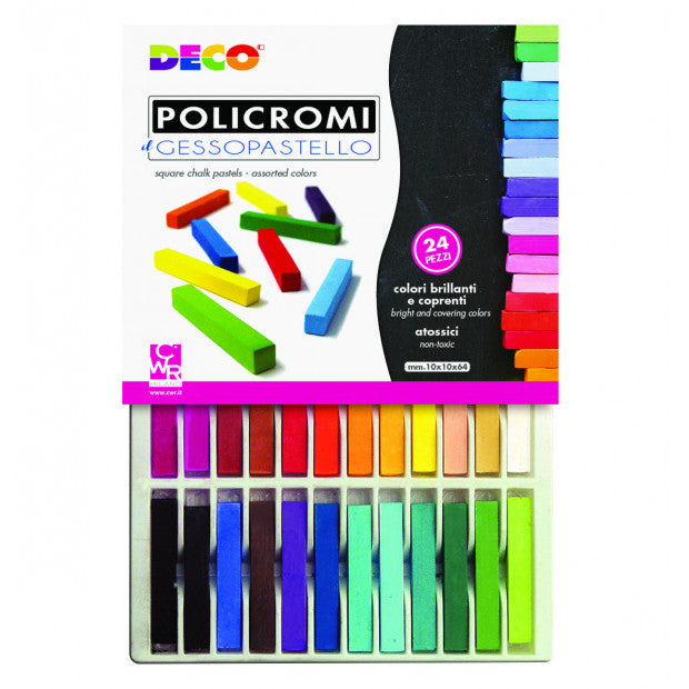 Gessi policromi, colori assortiti