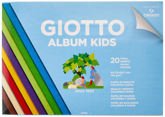 Album da disegno Kids - Fogli colorati