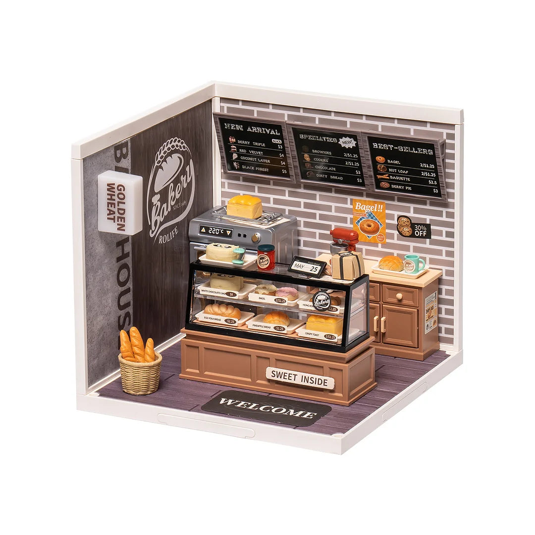 Miniature House Super Creator - Golden Wheat Bakery