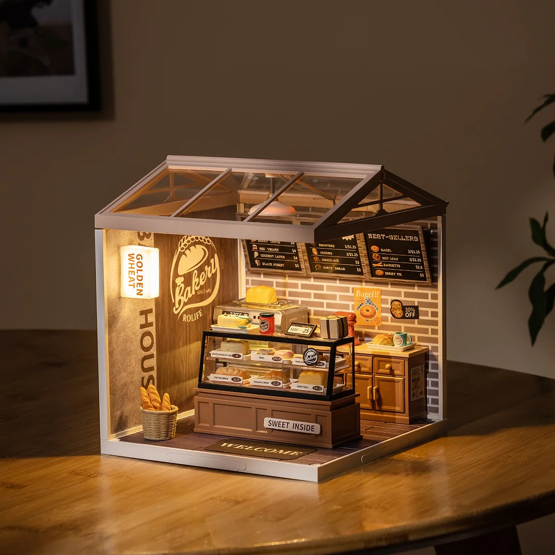 Miniature House Super Creator - Golden Wheat Bakery