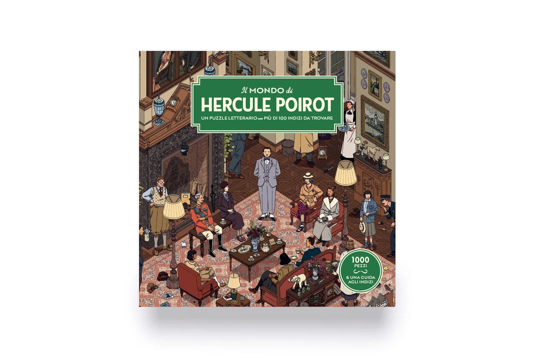 Il mondo di Hercule Poirot - Puzzle 1000 pezzi - L'Ippocampo