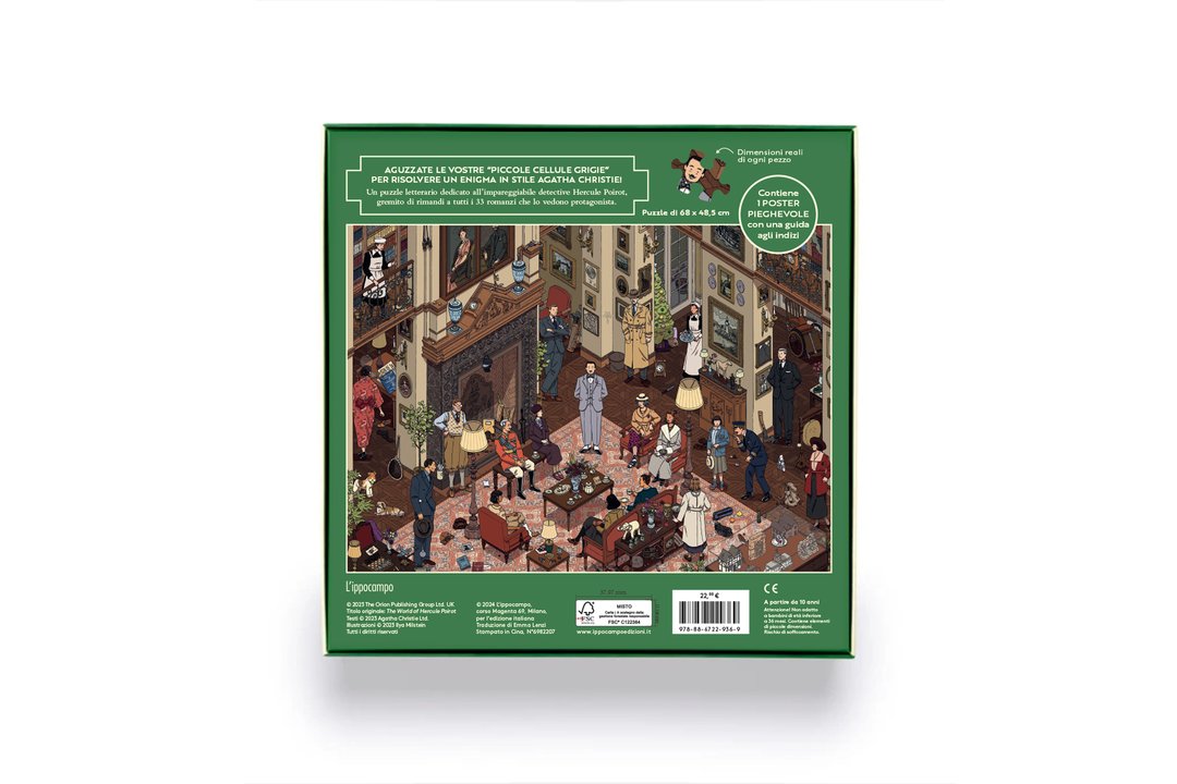Il mondo di Hercule Poirot - Puzzle 1000 pezzi - L'Ippocampo