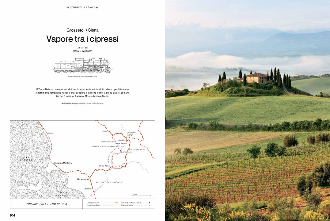 Vedere l'Italia in treno