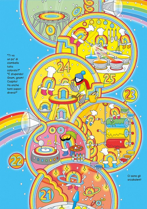 La casa a 100 piani nel cielo - Toshio Iwai - L'Ippocampo - illustrazione interna