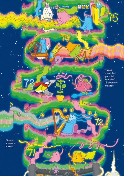 La casa a 100 piani nel cielo - Toshio Iwai - L'Ippocampo - illustrazione interna