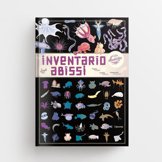 Inventario illustrato degli abissi, Emmanuelle Tchoukriel, L'Ippocampo - copertina