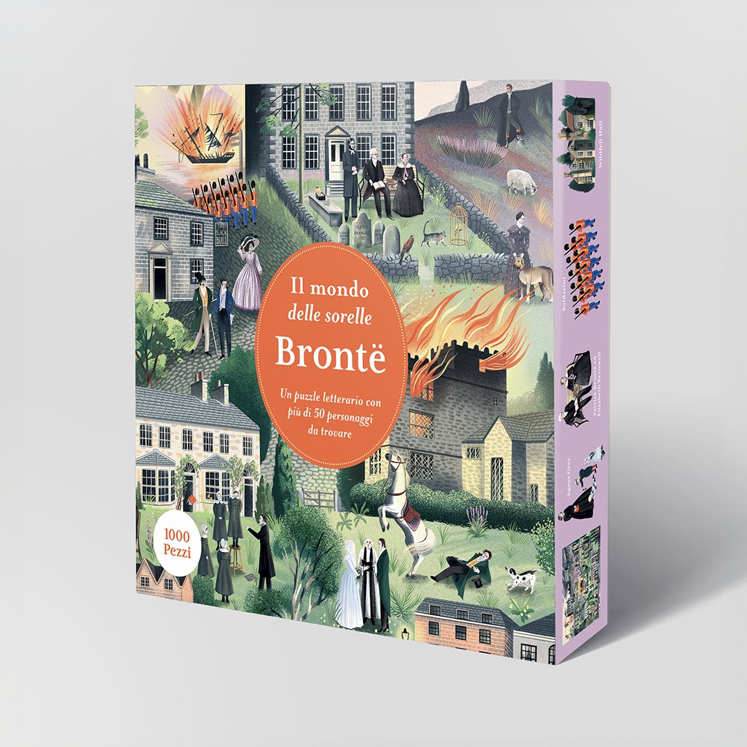 Il mondo delle sorelle Brontë - Puzzle 1000 pezzi, Eleanor Taylor, L'Ippocampo - confezione