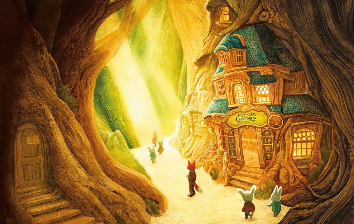 La Bottega Cervifoglia - Benjamin Lacombe - L'Ippocampo - tavola interna 1