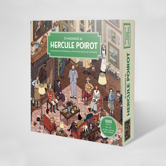 Il mondo di Hercule Poirot - Puzzle 1000 pezzi - L'Ippocampo - copertina