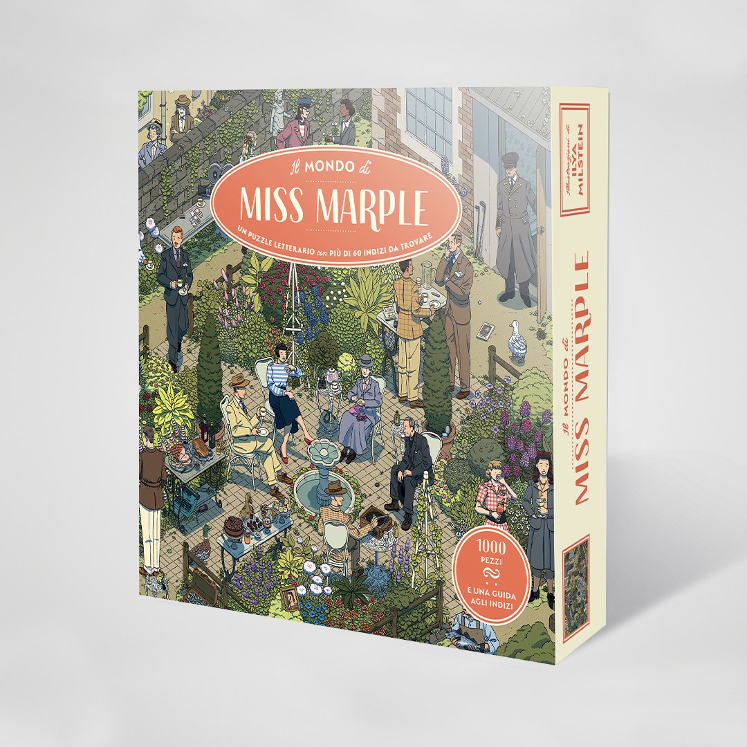 Il mondo di Miss Marple - Puzzle 1000 pezzi - L'Ippocampo - copertina