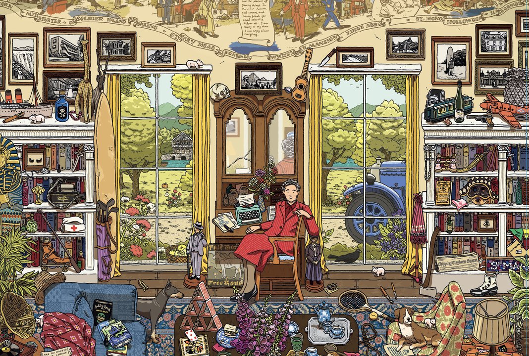 Il mondo di Agatha Christie - Puzzle 1000 pezzi