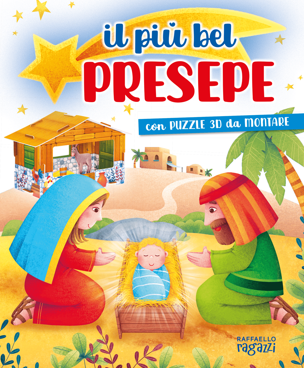 Il più bel presepe - libro puzzle 3D di Natale, Raffaello Ragazzi