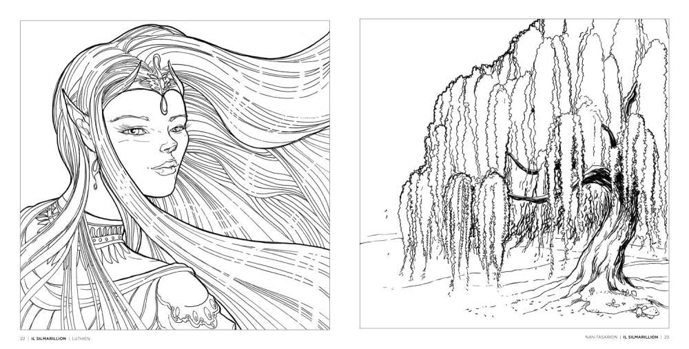 Il mondo di Tolkien - Coloring Book