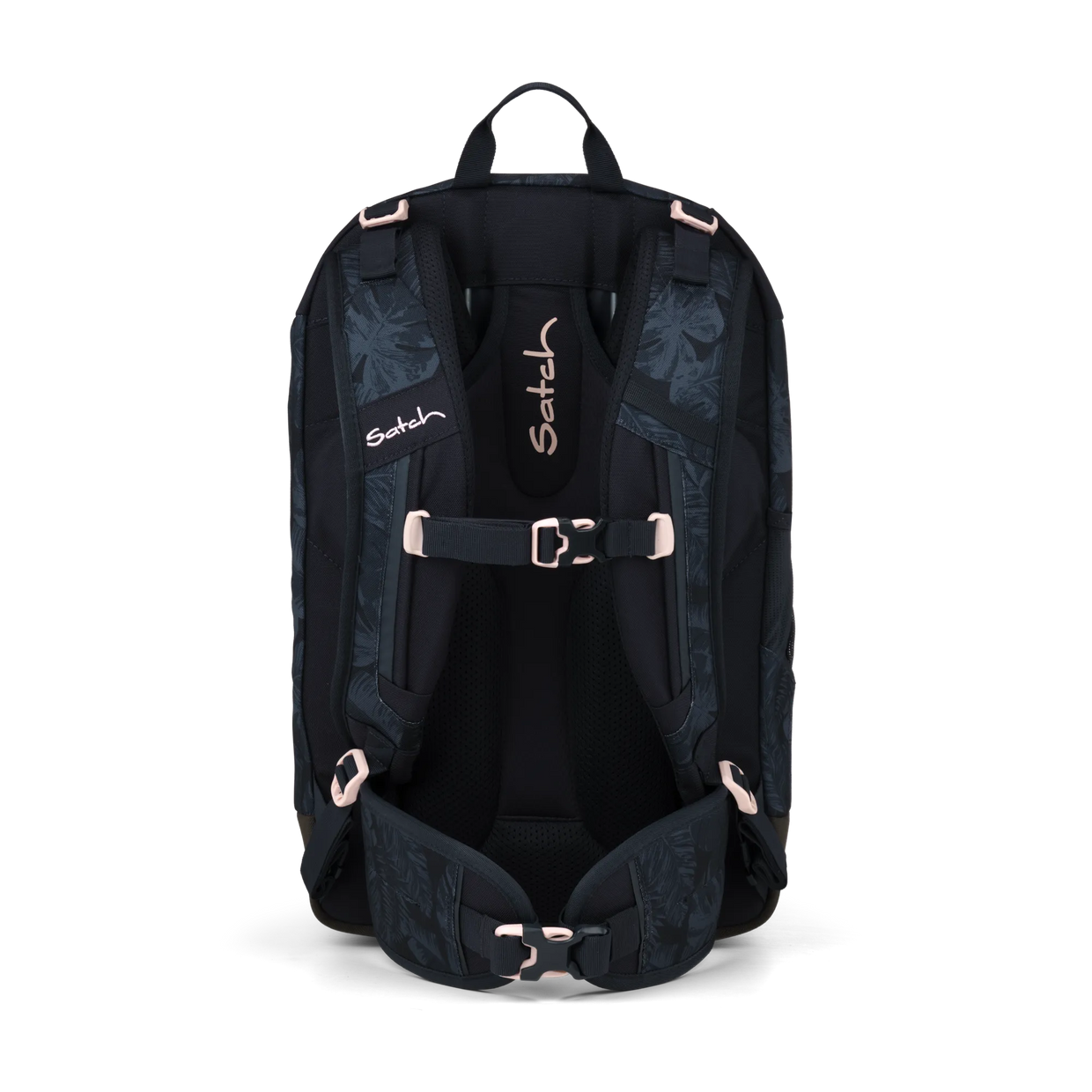 Zaino Satch Air Midnight Jungle - vista posteriore, schienale ergonomico