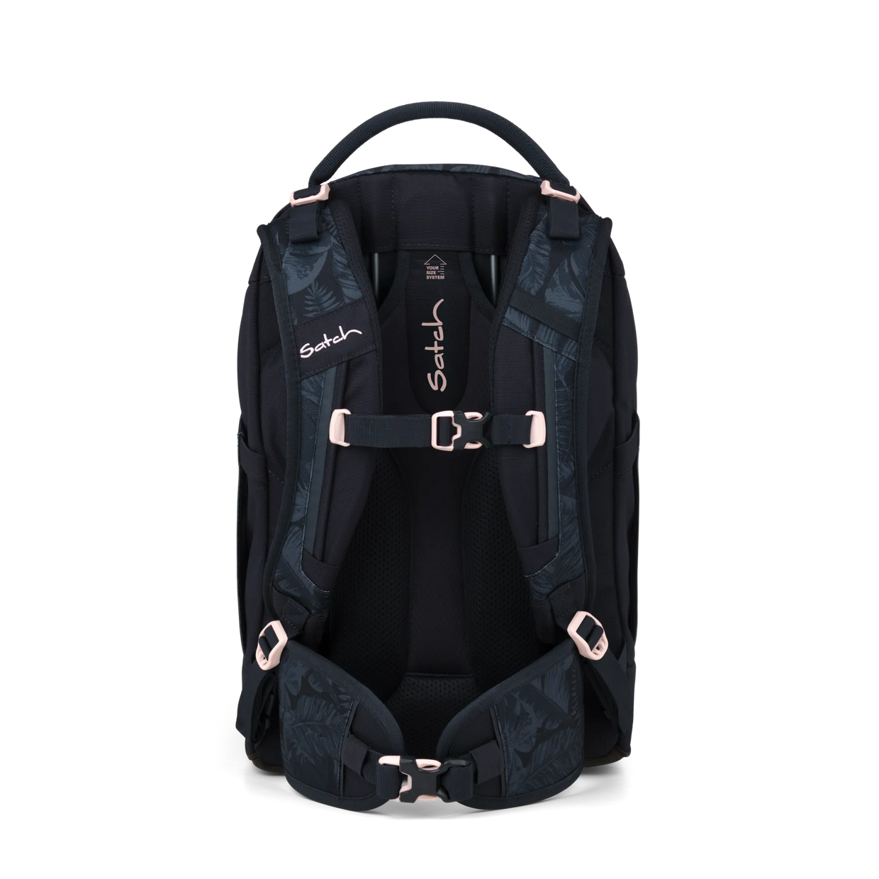 Zaino Satch Pack Midnight Jungle - vista posteriore, schienale ergonomico