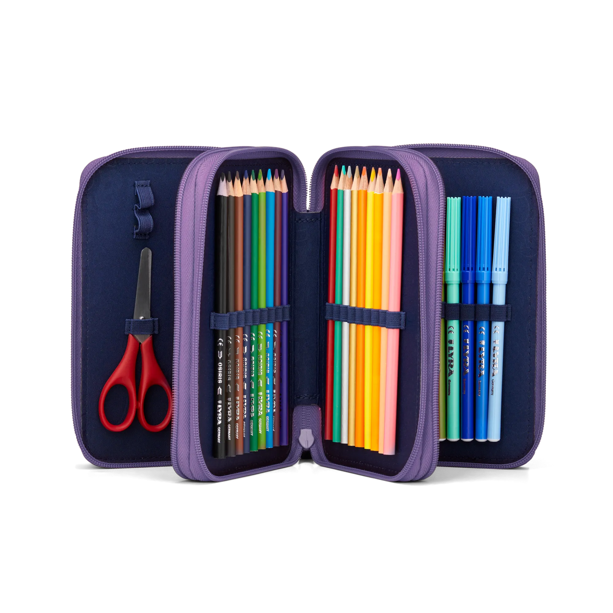 Astuccio Ergobag 3 Zip Maxi PonyBearadise - dettaglio - Centroscuola
