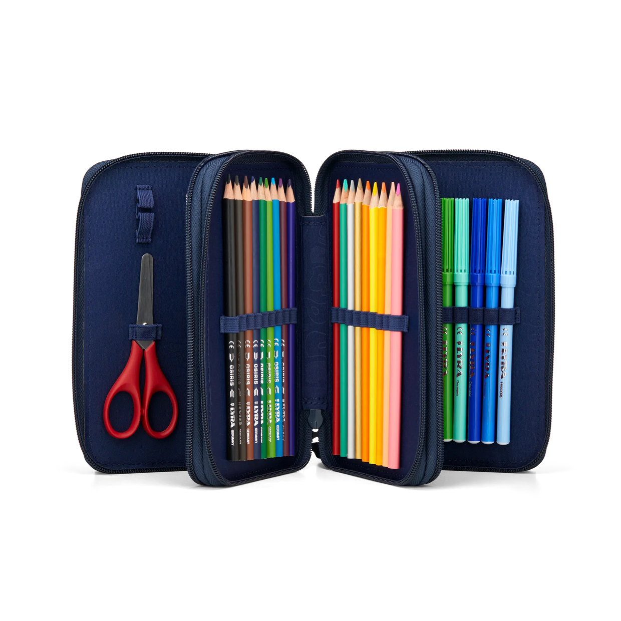 Astuccio Ergobag 3 Zip Maxi UnBearWater - dettaglio - Centroscuola