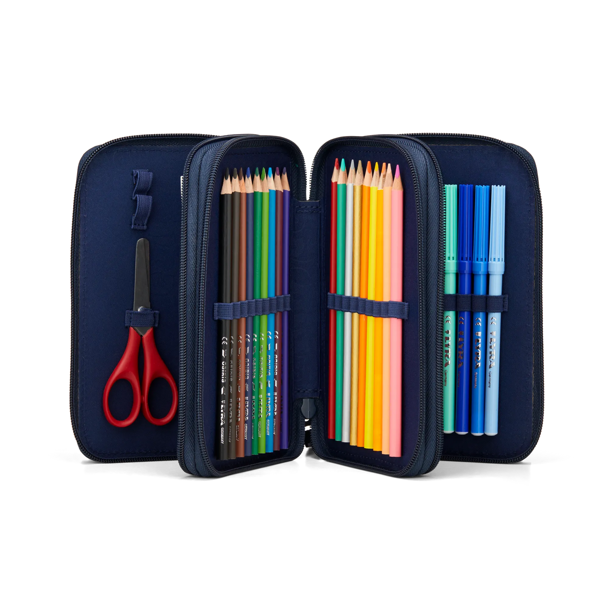Astuccio Ergobag 3 Zip Maxi FireBear Dragon - dettaglio - Centroscuola
