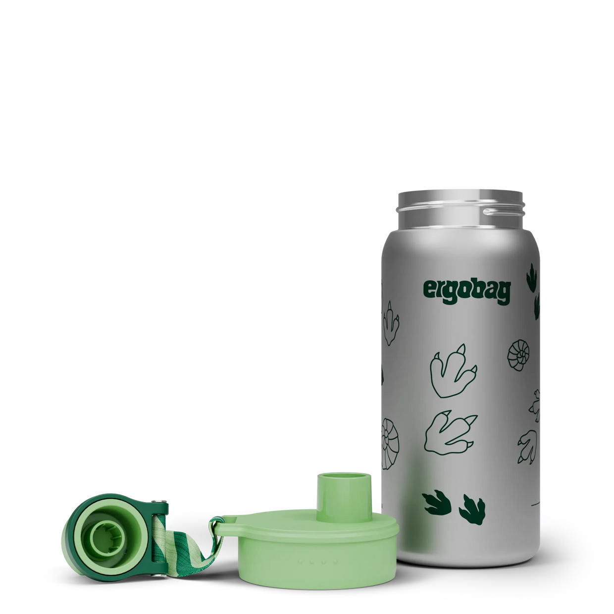 Borraccia Ergobag Stainless Steel Jungle - dettaglio - Centroscuola