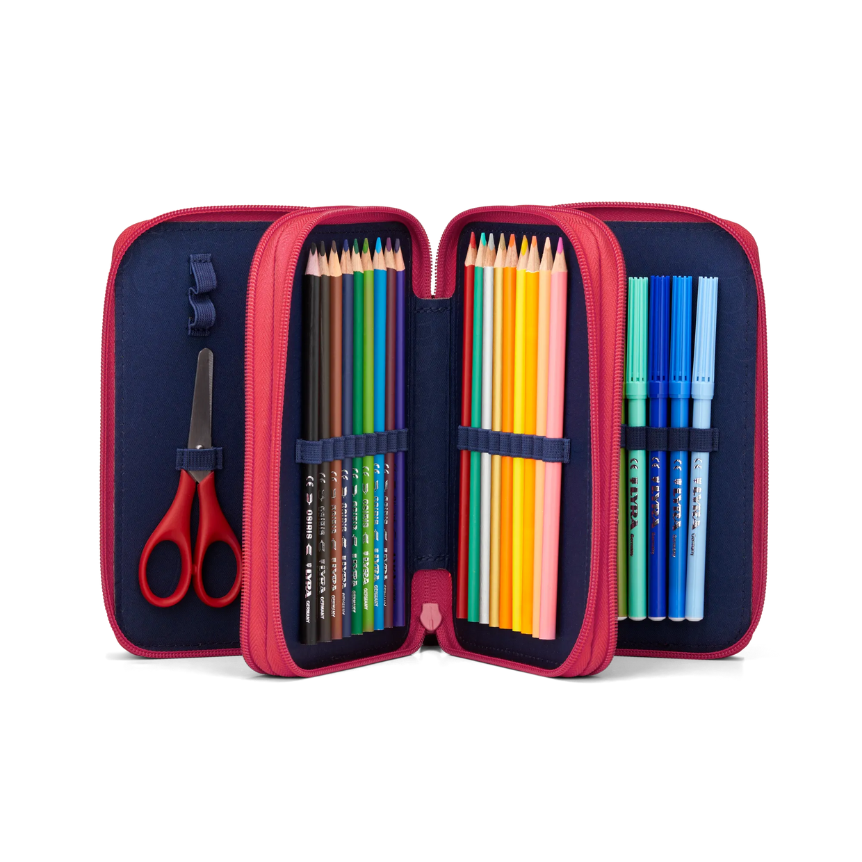 Astuccio Ergobag 3 Zip Maxi Bearicorn - dettaglio - Centroscuola