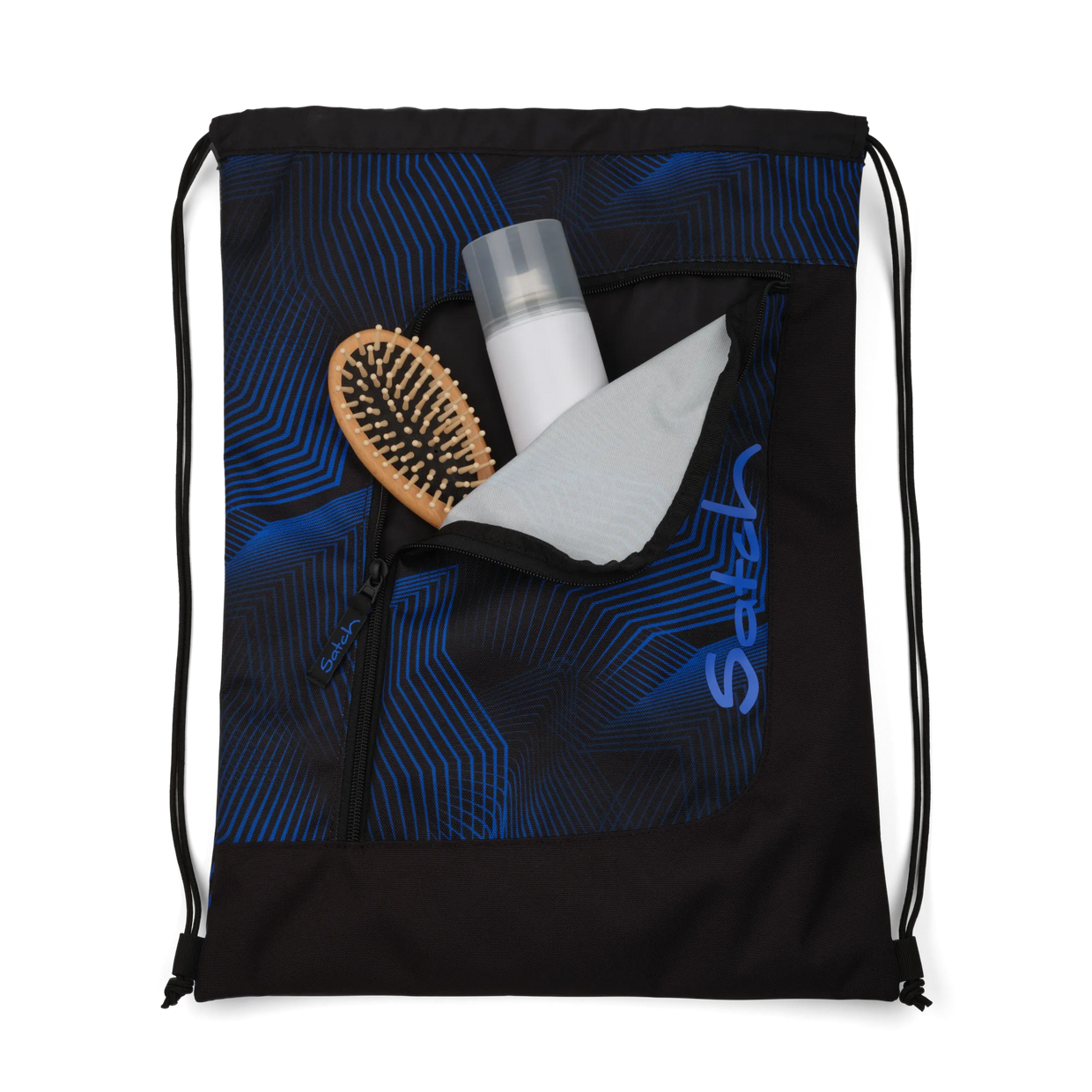 Sacca Sport Satch Seismic Blue - borsa sportiva scuola, dettaglio