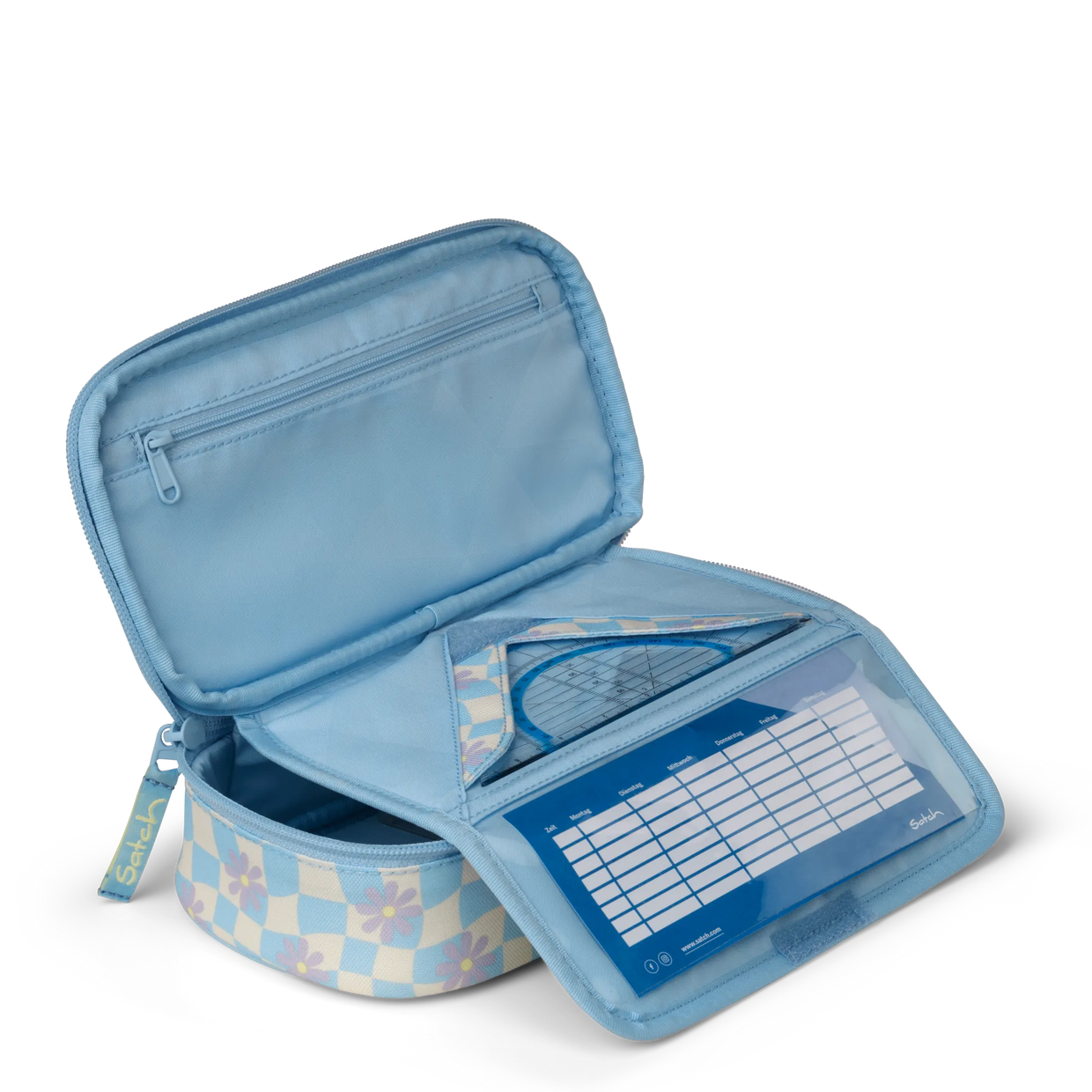 Astuccio Satch Ovale Rigido Summer Era - dettaglio organizer