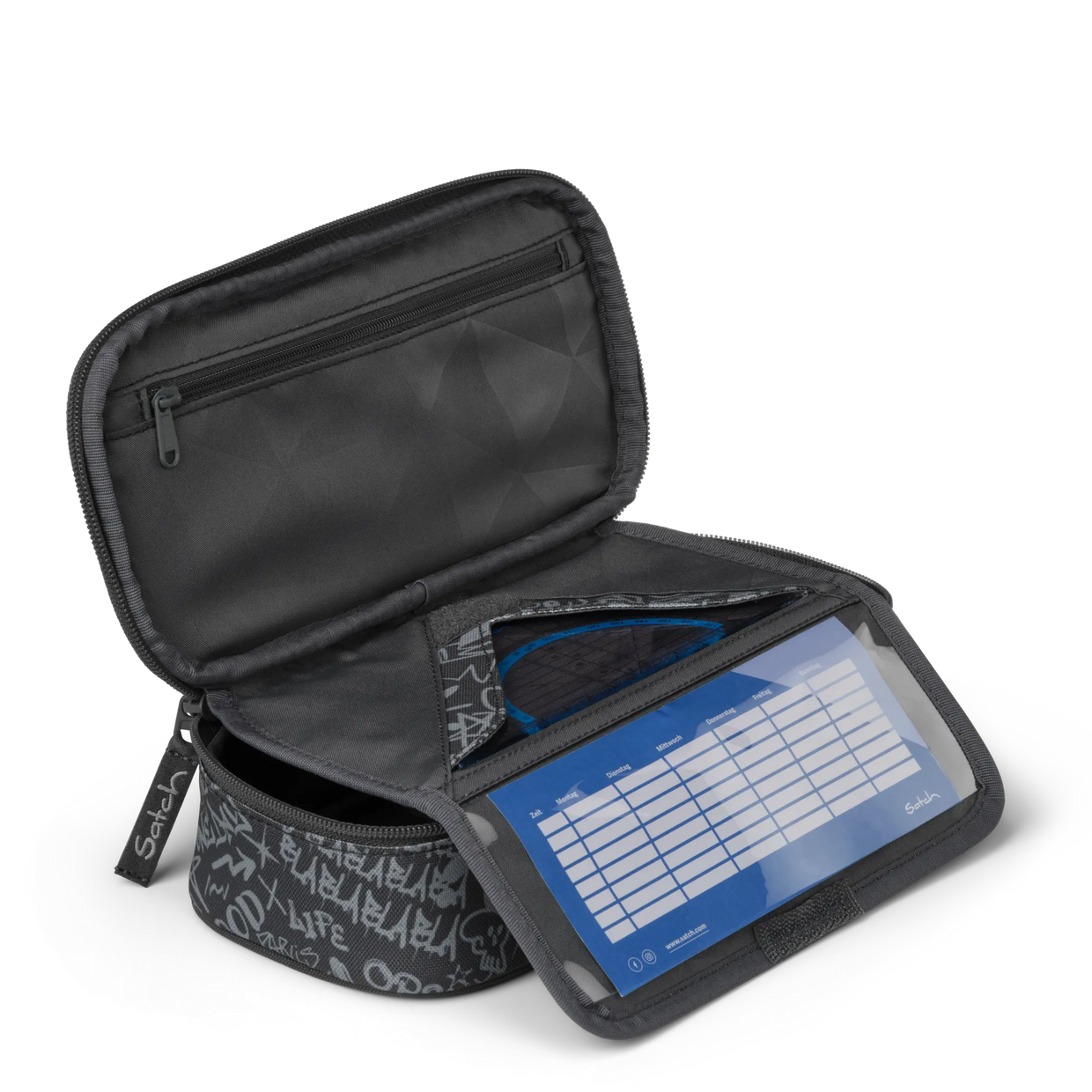 Astuccio Satch Ovale Rigido Street Ink - dettaglio organizer