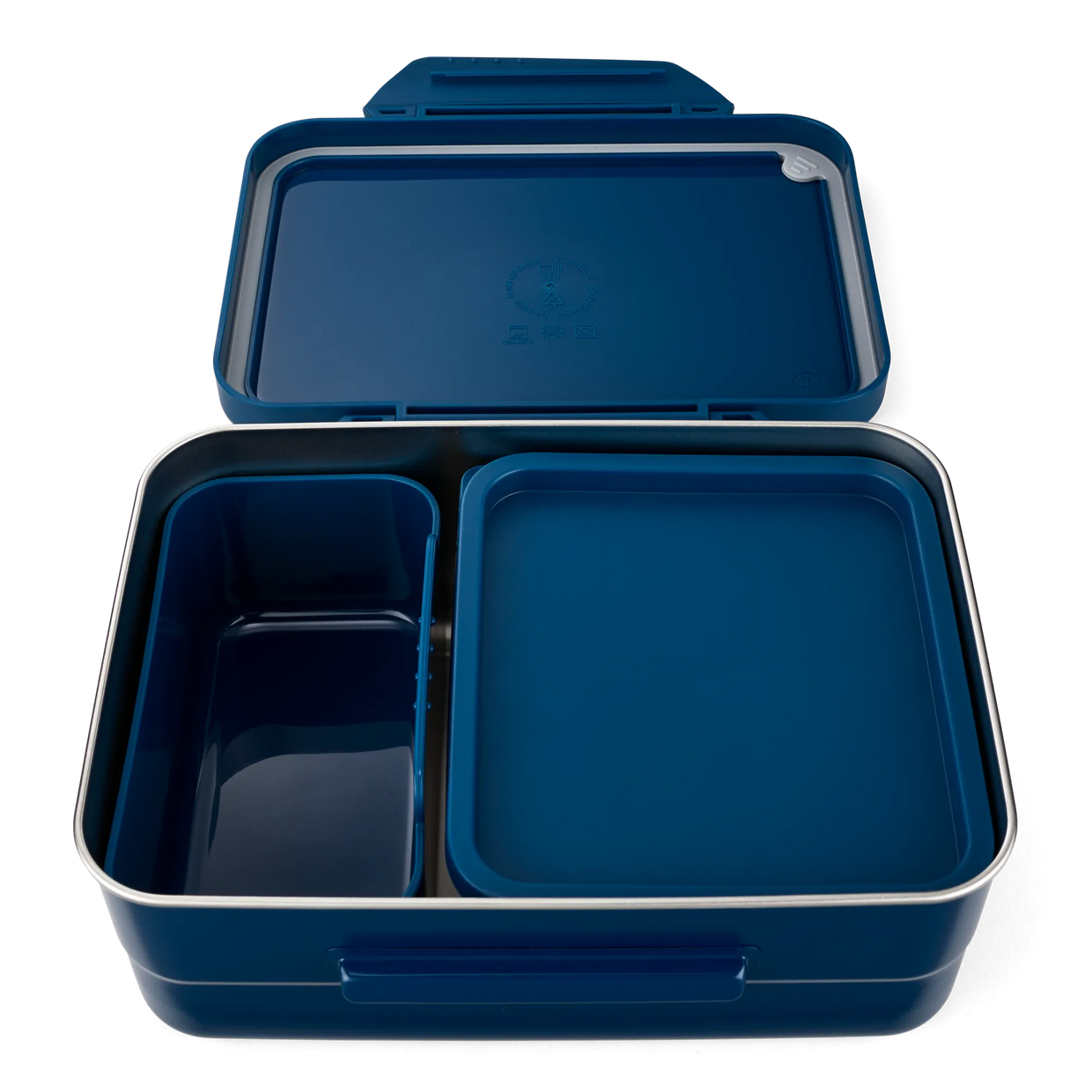 Portamerenda satch acciaio inox Blue - dettaglio aperto