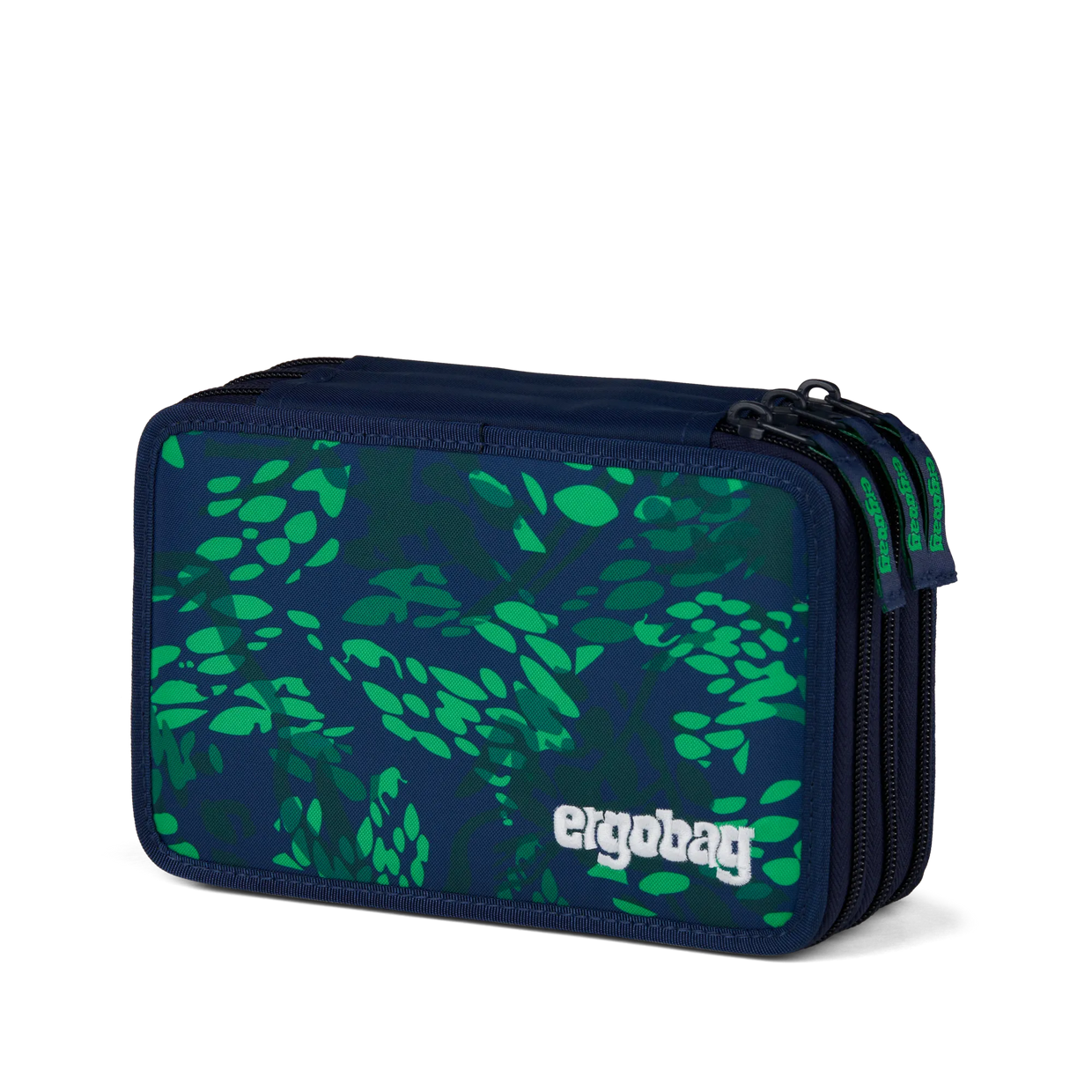 Astuccio Ergobag 3 Zip Maxi FireBear Dragon - vista frontale - Centroscuola