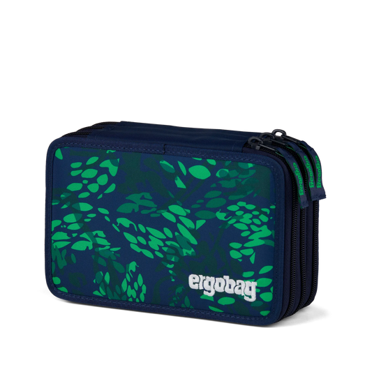 Astuccio Ergobag 3 Zip Maxi FireBear Dragon - vista frontale - Centroscuola