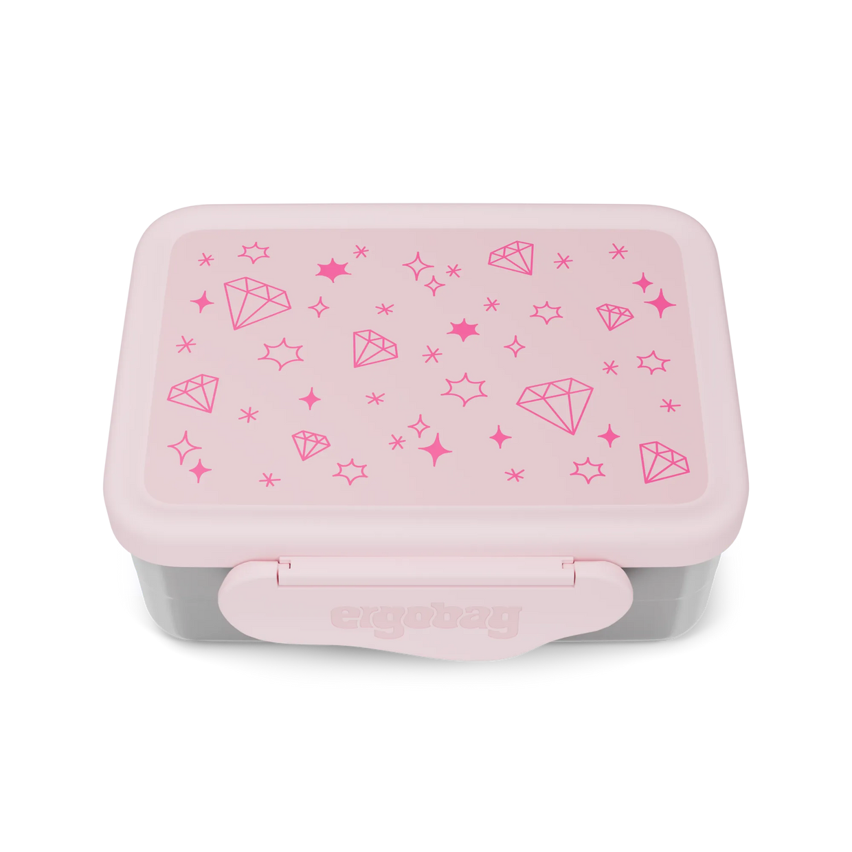 Portamerenda Ergobag Stainless Steel Glittery - vista frontale - Centroscuola