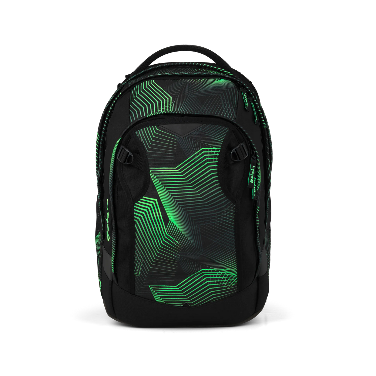 Zaino Satch Match Plus Seismic Green - vista frontale