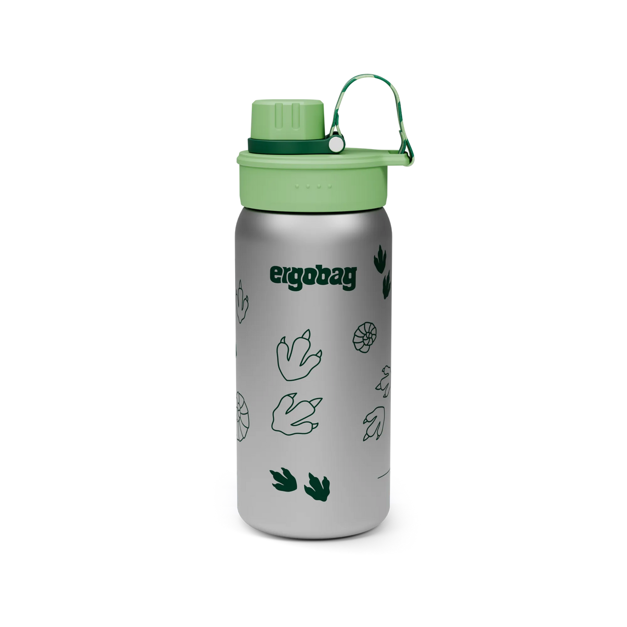 Borraccia Ergobag Stainless Steel Jungle - vista frontale - Centroscuola