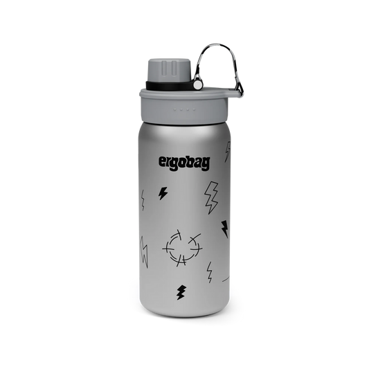 Borraccia Ergobag Stainless Steel Thunderstorm - vista frontale - Centroscuola