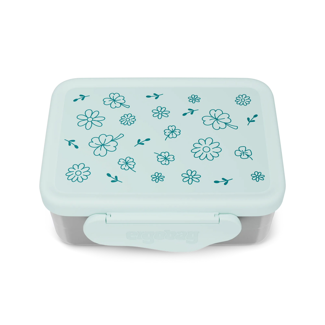 Portamerenda Ergobag Stainless Steel Flowers - vista frontale - Centroscuola