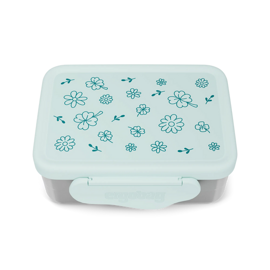 Portamerenda Ergobag Stainless Steel Flowers - vista frontale - Centroscuola
