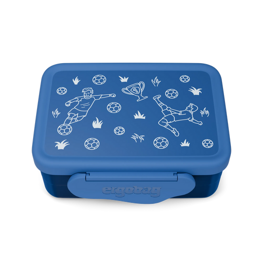 Portamerenda Ergobag Stainless Steel Soccer - vista frontale - Centroscuola
