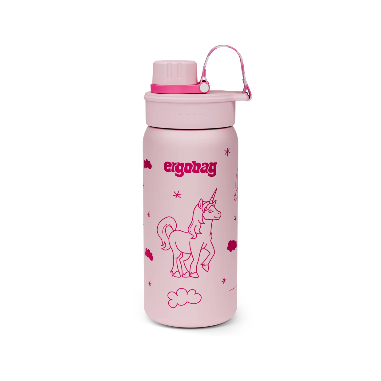 Borraccia Ergobag Stainless Steel Unicorn - vista frontale - Centroscuola