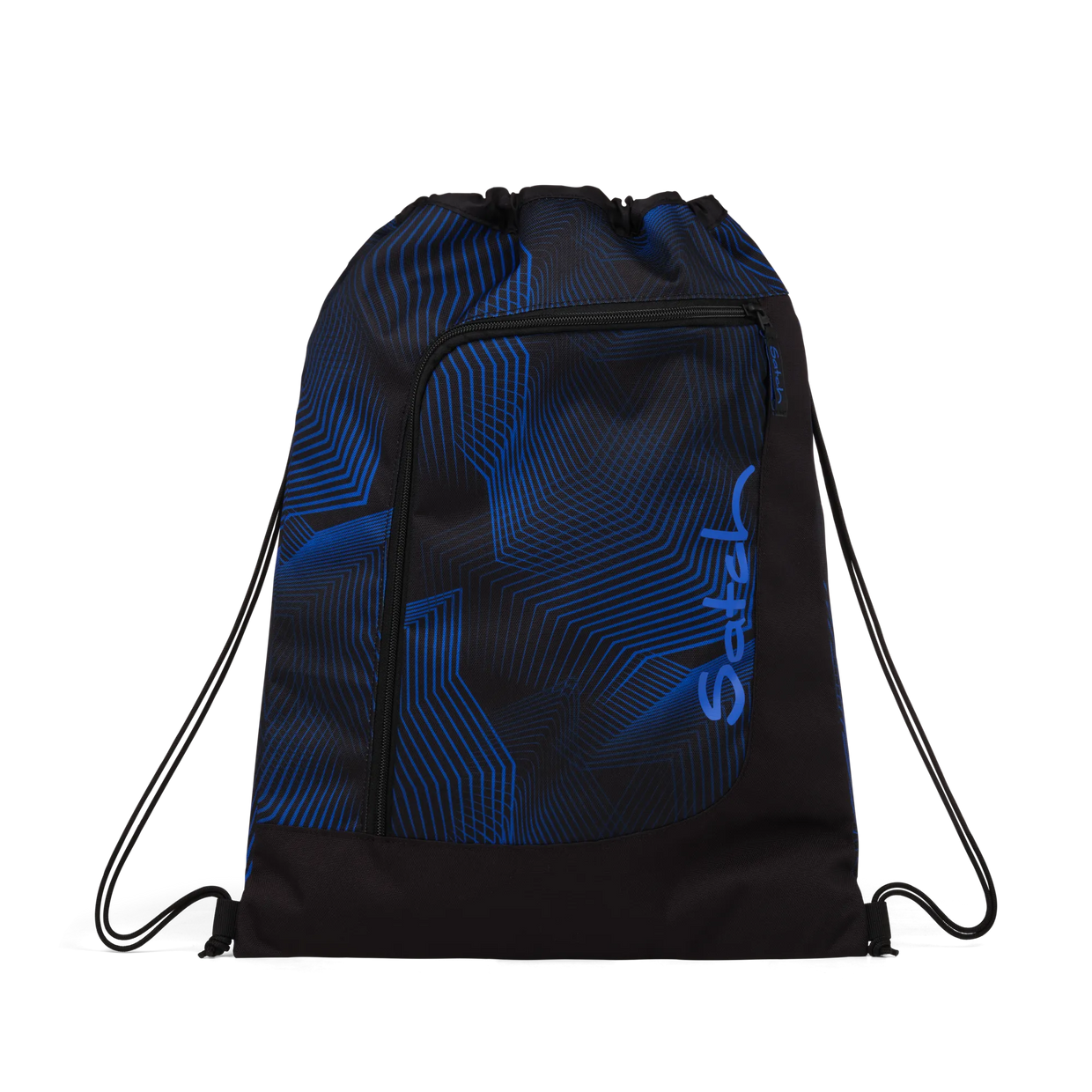 Sacca Sport Satch Seismic Blue - borsa sportiva scuola, vista fronte