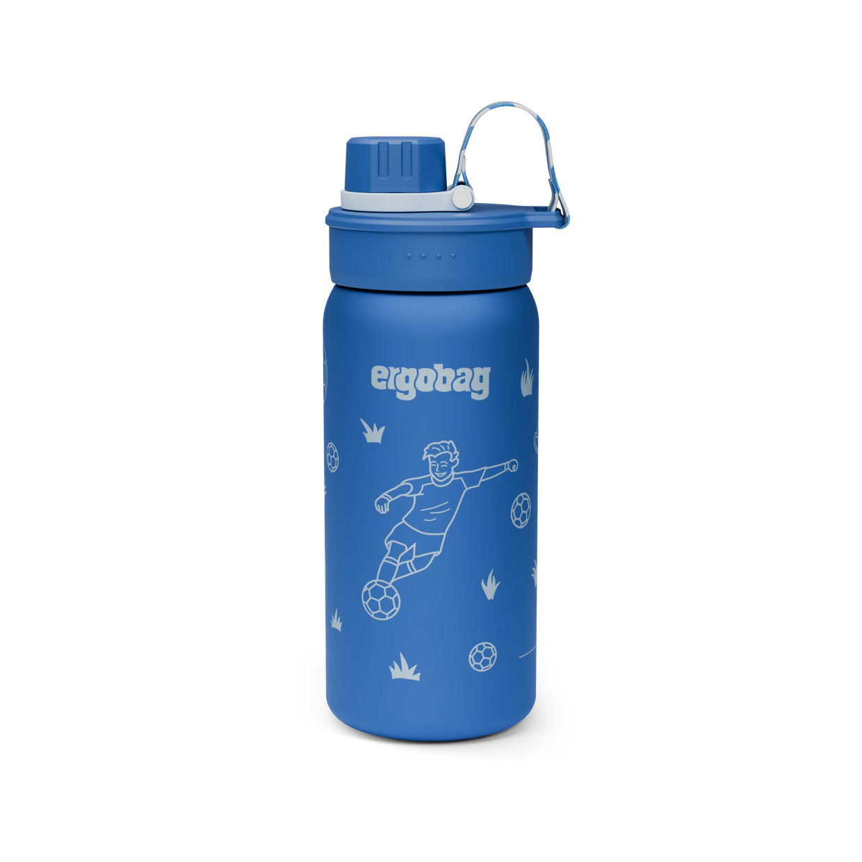 Borraccia Ergobag Stainless Steel Soccer - vista frontale - Centroscuola