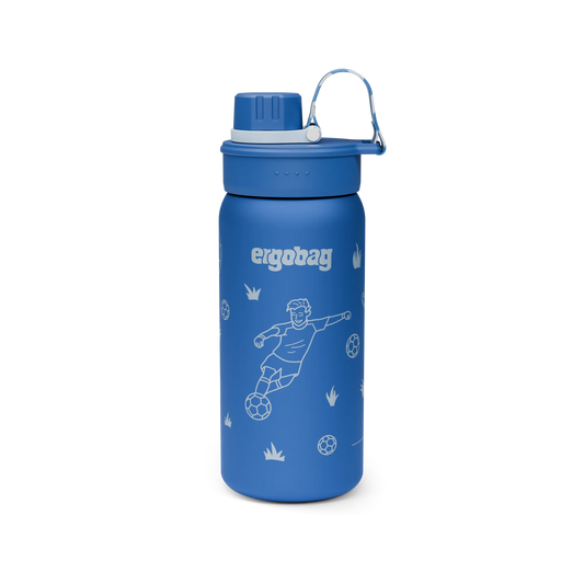 Borraccia Ergobag Stainless Steel Soccer - vista frontale - Centroscuola