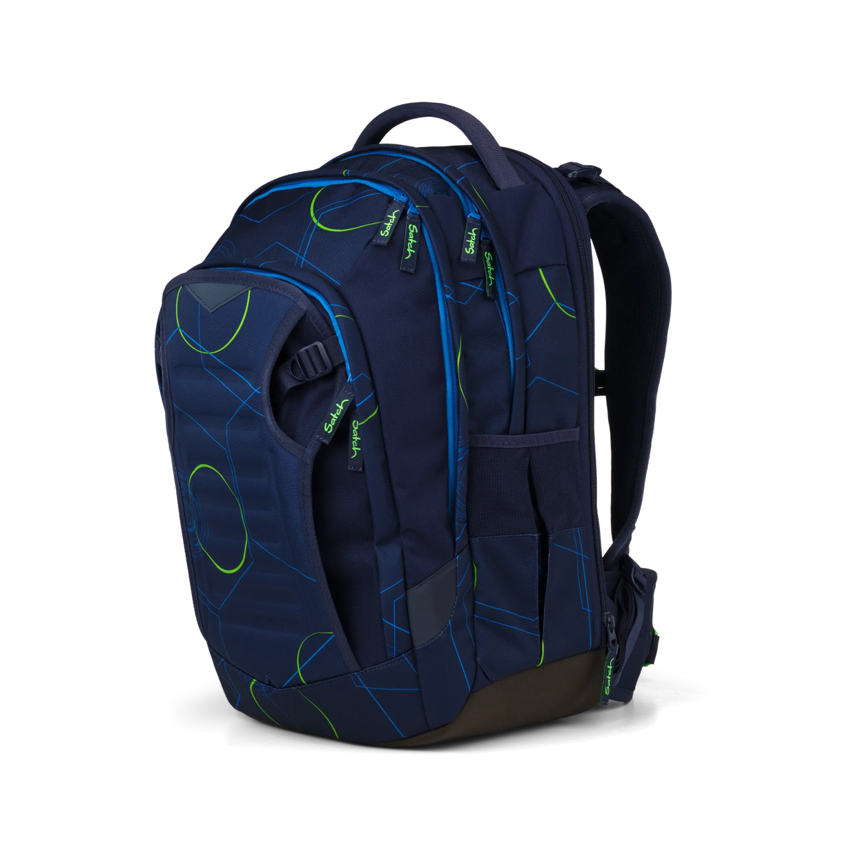 Zaino Satch Match Plus Blue Tech - vista tre quarti sinistra