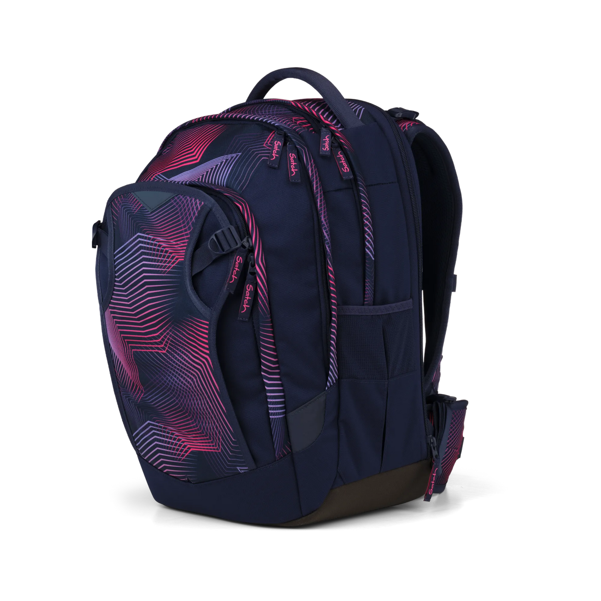 Zaino Satch Match Plus Seismic Pink - vista tre quarti sinistra