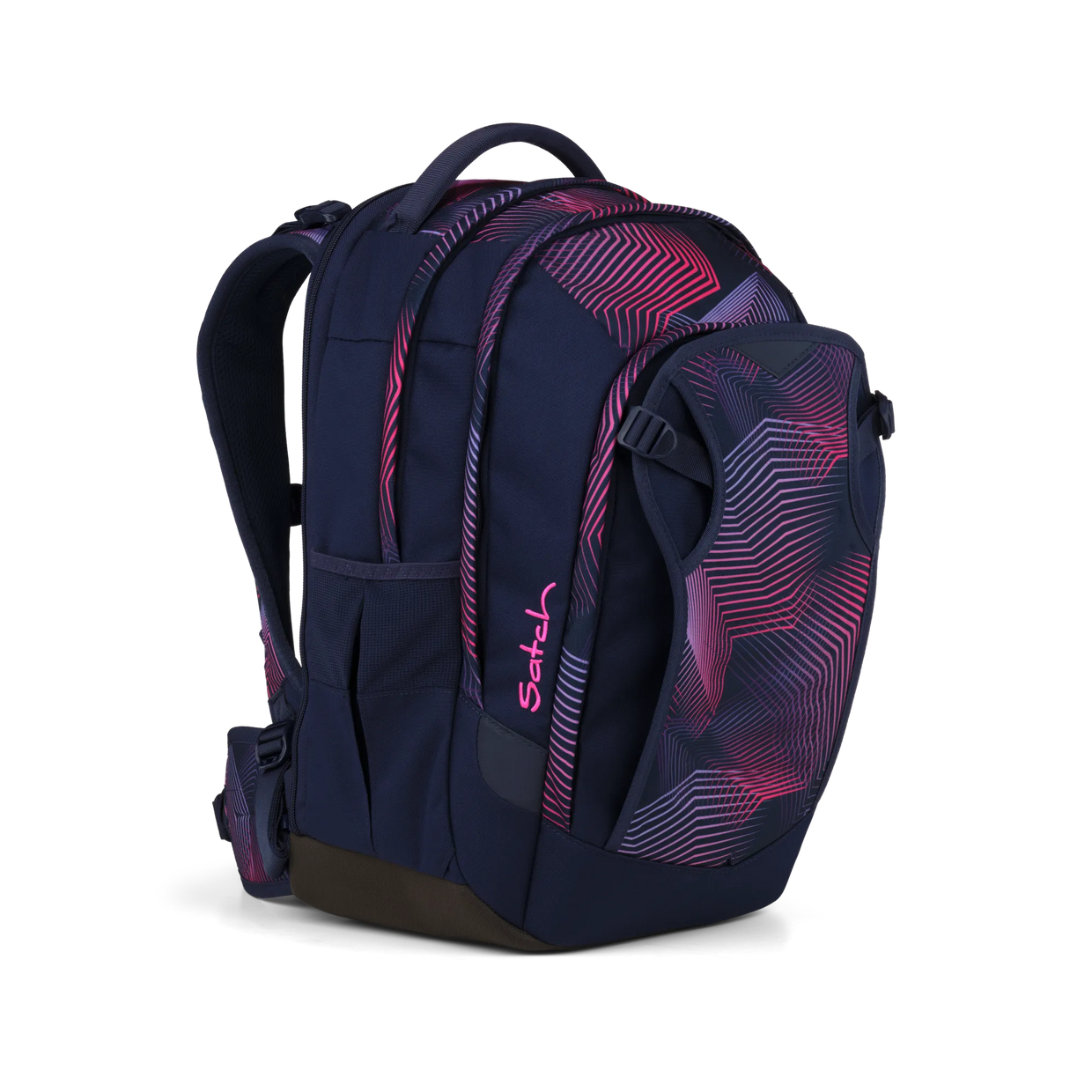 Zaino Satch Match Plus Seismic Pink - vista tre quarti destra