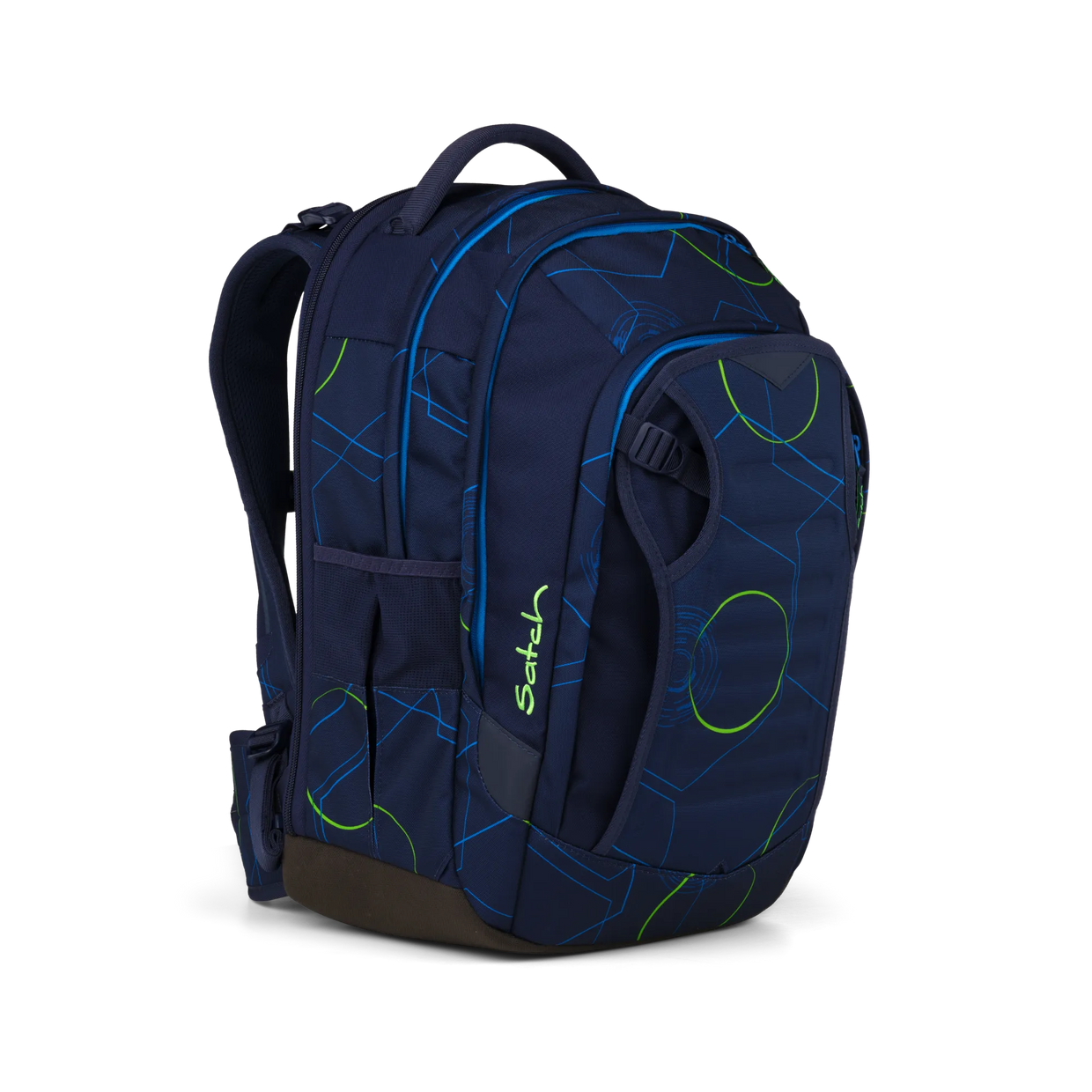 Zaino Satch Match Plus Blue Tech - vista tre quarti destra