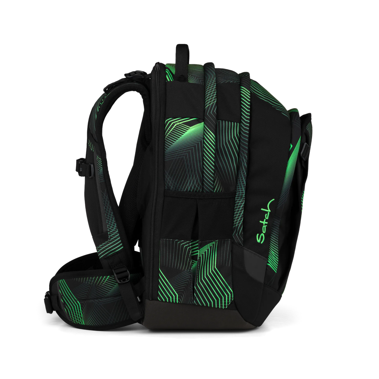 Zaino Satch Match Plus Seismic Green - vista laterale destra