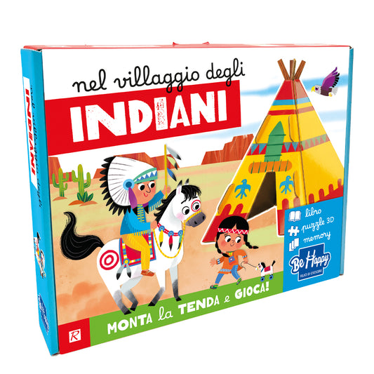 Nel villaggio degli indiani - librogioco Raffaello