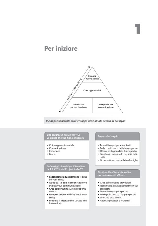 Insegnare le abilità sociali ai bambini con autismo e altri disturbi dello sviluppo - Guida genitori